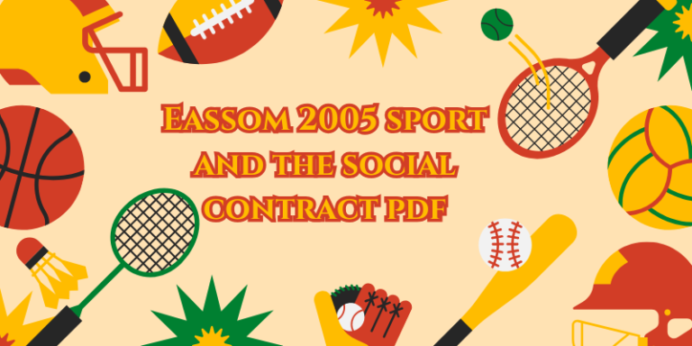 eassom 2005 sport and the social contract pdf​